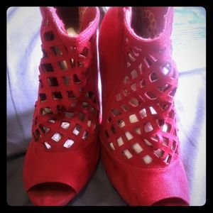 Red high heels